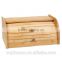Solid nature bamboo breadbox,breadcase