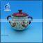 airtight ceramic storage tea coffee suagar canister with lid wholesale