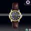 yangbin high popular japan movement vintage leather watches