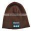 HD Stereo Bluetooth 4.1 Wireless Smart Beanie Headset Musical Knit Headphone Speaker Hat Speakerphone Cap,built-in Mic