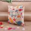 2015 gorgeous animation cartoon cotton and linen pillowcase fashionable colorful home cloth art cushion cover