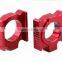 Motocross Anodized CNC Alloy AXLE BLOCKS
