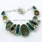 Unique Style Multi Color 925 Sterling Silver Necklace, Gemstone Silver Jewelry, Silver Jewelry Wholeseller