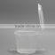 1 OZ/30 ML DISPOSABLE PP SAUCE CUP WITH LID,TRANSPRENT BIODEGRADABLE