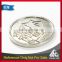 China Supplier cheap silver embossed shopping cart euro token