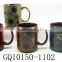 400ml microwave and dishwasher safe tea cups stoneware with flower design