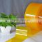 Orange Yellow Anti-insect PVC Material Curtains For Restaurant