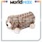New Arrival Wholesale Brown Dog Graceful Baby Blanket Toy