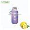 wholesale glass drink bottle with silicone sleeve 100% food grade and PP lid