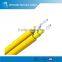 Indoor double core figure 8 structure fiber optic cable GJFJ8V