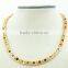 Popular jewelry for man with 5 in 1 element gold chain necklace