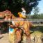 Outdoor Playground Coin Operated And Funny Riding Dinosaur