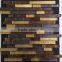 PMLK073 Gold foil crystal glass mosaic