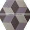 hexagonal glass mosaics, colored glass mosaic, home decor mosaics (T10~T15)