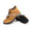 Suede leather brown lace-up hiking sport elevator shoes for men