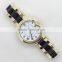 2016 fashion custom design geneva name brand women watches steel wristwatches