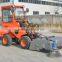 Small agricultural tractor wheel loader machine with snow blower for sale