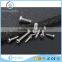High quality 304 stainless cross recessed pan head machine screws