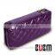 Purple 64 Capacity PU Leather Cover DVD Case CD Holder personalized cd case multi disc dvd cases