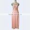 OEM pink chiffon beaded wedding dresses made in china