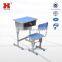 Customized school used student desk and chair with low price