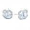 wholesale silver jewellery 925 silver diamond stud earrings