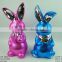 Porcelain easter bunny figurine