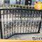 Prefabricated wrought iron solid steel fence