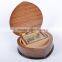 Exclusive Heart Shaped Floral Inlay Wooden Music Jewelry Box