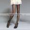 Nylon and spandex beauty lady black tube pantyhose