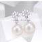 natural pearl earrings For Women Genuine Cultured Nature Freshwater Pearl Bridal Earrings