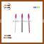 Factory outlet colored disposable mascara wands/makeup brushes for lash extension