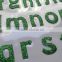 glitter rhinestones self adhesive number custom sticker sheet