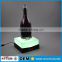 led light bottle holder bar shelf / bar liquor bottle stand / led acrylic wine bottle display rack