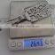AB002 wormwood leaf design stainless steel absinth spoon
