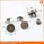 Wholesale ultra thin antique brass rivet metal magnetic buttons