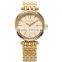 Fashion Date Quartz Ladies Gold Date Stainless Steel Watch