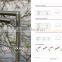 polish stainless steel glass balcony railing