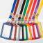 Custom id card lanyard with PVC holder accept logo print