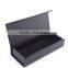 Chinese Factories Wholesale Custom High-grade PU Leather Jewelry Box, Black Beautiful Watch Box