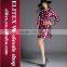 Wholesale Fashion Newest Red Turn-Down Collar Woman Warm Winter Coat