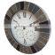 14 Inch Built in Thermometer And Hygrometer Garden Polyresin Clock