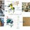 Gasoline engine powered wood chipper 7.5hp, wood cutting machine price, chipper machine for wood