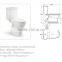 Cheap ceramic sanitary ware toilet portable wc toilet bowl two piece toilet seat