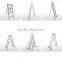 Aluminum Alloy Ashape Telescopic Extension Folding Step Ladder