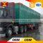 Double used utility flatbed container semi trailer