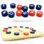 Educational wooden toy Professional Montessori Material Basswood Activity Clock