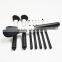 Synthetic Hair Brush Material Black Plastic Handle Material cosmetic makeup