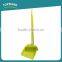 Toprank China Hot Sell Plastic Floor Cleaning Brush Broom Dustpan Set Sweep Easy Broom Plastic Broom With Long Handle Dustpan