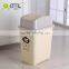 emc plastic trash cans with cover, indoor plastic waste bins with cover